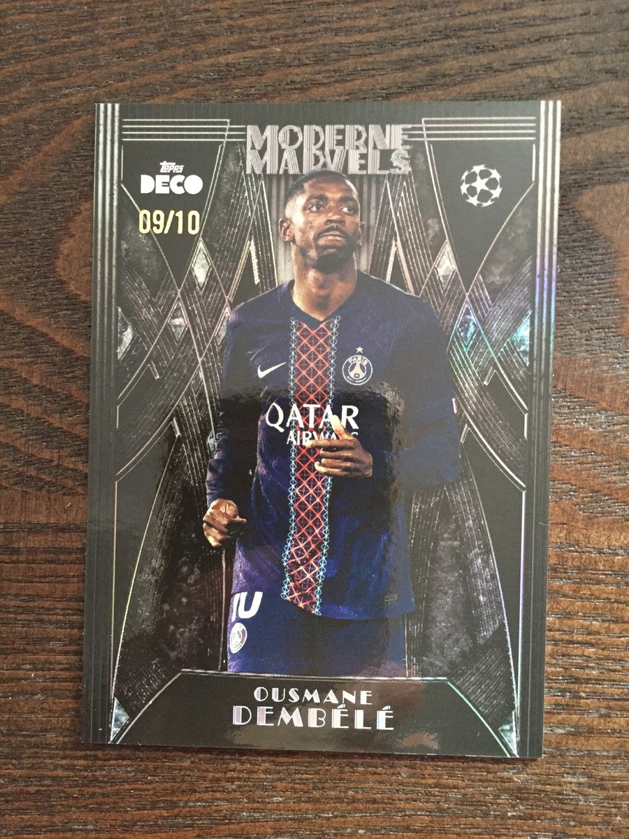 2025-26 Topps Deco Ousmane Dembele France PSG Modern Marvels Black