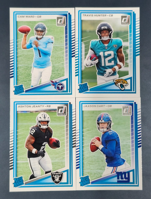 #ad #ad 2025 Donruss Football RATED ROOKIE BASE 301 400 You Pick 2 Card Minimum $1.10