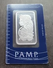 PAMP Suisse Lady Fortuna 1oz Silver Bar .999 Fine In Assay Sealed