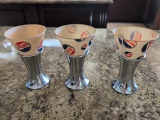 1930’s, 40’s Pepsi Ice Cream Advertising Cup With Holder NOS