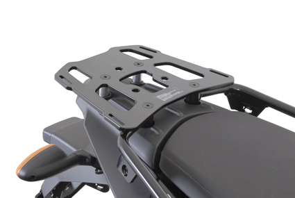 Support top case alu noir pour moto BMW F 800 GS et F 650 GS