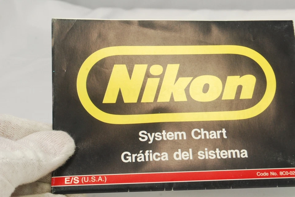 Nikon System Chart Cataloque Accessory List vintage 1970's  FA F3 7216029 - Image 3 of 3