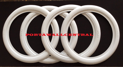 Atlas 12'' Add-On White Wall Rubber Ring Tyre insert Trim Set.DHL Free Ship #02