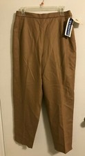 Pendleton Women  s Pants Size 14 Petite Beige Virgin Wool Vintage USA Lining 1206