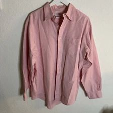 Men’s Brooks Brothers Shirt 17.5 Regent Pink Long Sleeve Button Down USA Preppy