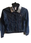 Dreampop Girls Denim Jacket W/Jeweled Collar Size Medium (10-12) NWOT — photo 7