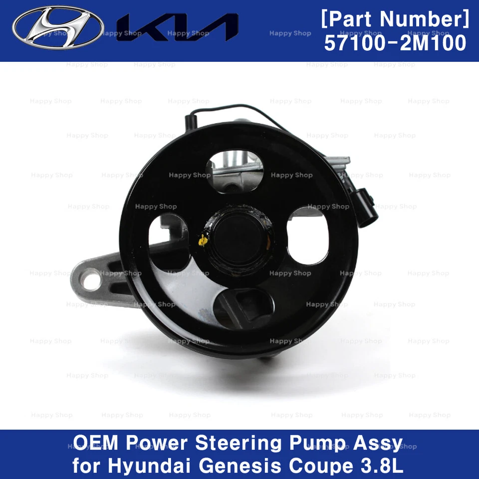 Bomba de dirección asistida genuina OEM 571002M100 para Hyundai Genesis Coupe 3,8 L 10-16 Foto 3 de 4