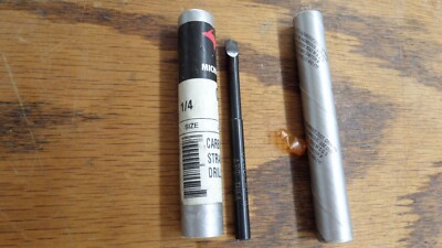 MICHIGAN DRILL 1/4'' Carbide Tipped Straight Flute Drill Bit CT860