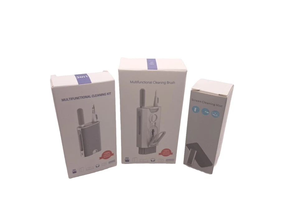 Multifunctional Computer Keyboard Cleaner Brush Kit  Dust Removal Set 3  - Image 2 of 4