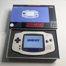 Gameboy Advance GBA Super Nintendo SNES Retro Edition Console W/ LCD Mod