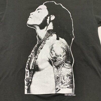 Vintage Lenny Kravitz 1991 World Tour Always On The Run T-Shirt 