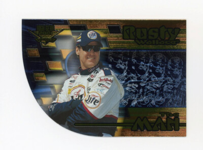 Rusty Wallace 2001 Wheels High Gear Man and Machine Driver Die Cut Insert #MM3A
