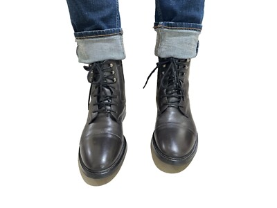 Doucal's Ankle leather boots lace up. Men's Excellent condition. Made in Italy.