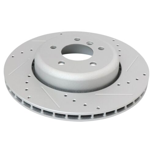 Drilled Brake Rotors Fits 08-10 BMW 535i 04-05 545i 06-10 550i 645Ci 07-10 650i - Picture 3 of 5