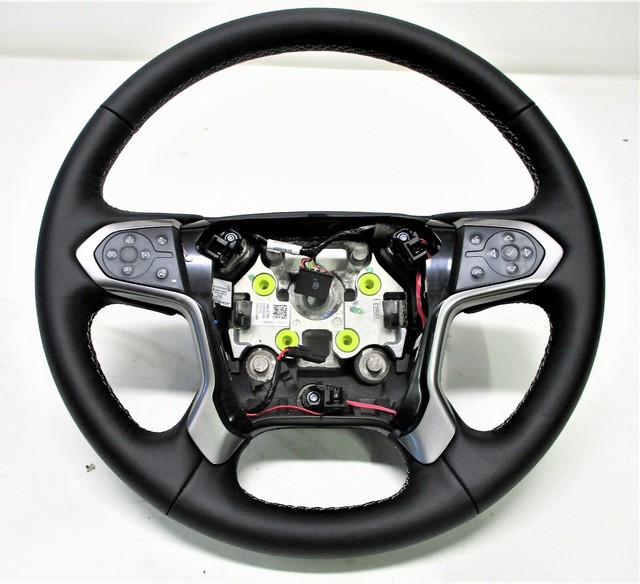 20002002 GM CHEVY SILVERADO SUBURBAN TAHOE STEERING WHEEL LEATHER USED