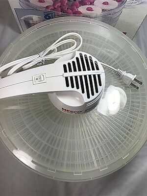 Déshydrateur Alimentaire Nesco Snackmaster Vision - 4 Plateaux - Timer 24h - Blanc - Neuf Sous Emballage