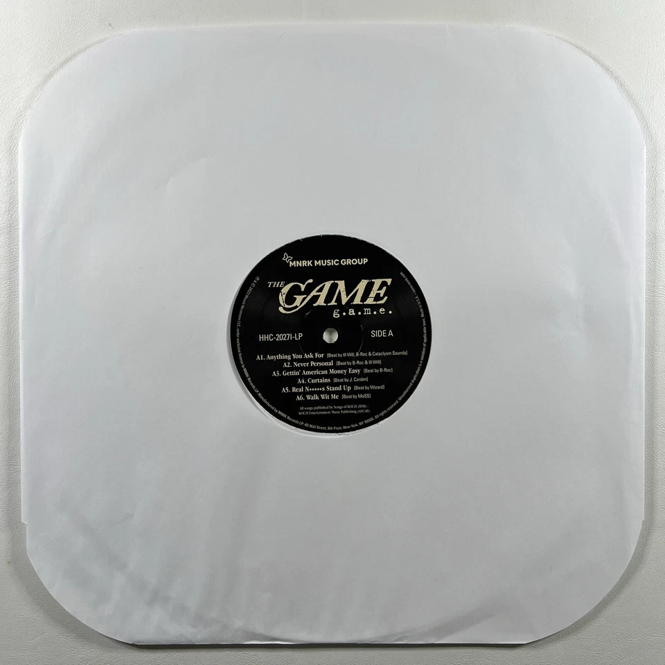 The Game “G.A.M.E.” LP/MNRK HHC-20271-LP (NM) RSD White 2023 Reissue - Image 3 of 4