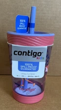 Contigo Kids Spill Proof Straw Plastic Tumbler *NEW* 2076763