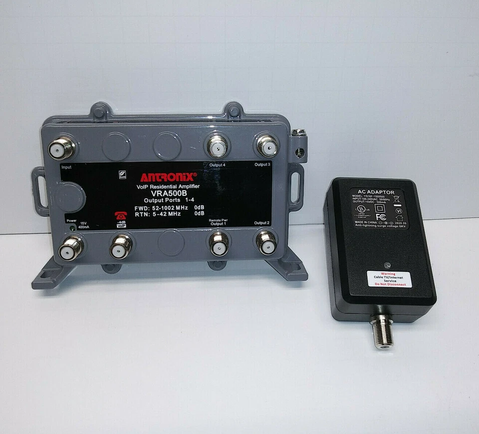 Antronix VRA500B/AC VOIP Integrated Residential Amplifier Power Signal Boost - Image 4 of 4