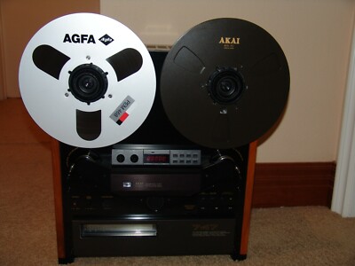 CUSTOM MADE BLACK MINT AKAI GX-747 REEL TO REEL TAPE DECK RECAPPED