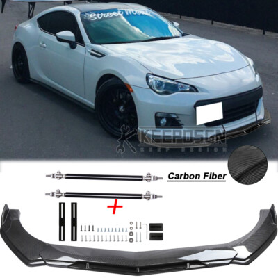 CARBON Vorne Stoßstange Frontlippe Spoiler Tuning für Subaru BRZ STI Legacy GT