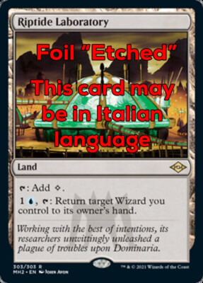 MTG RIPTIDE LABORATORY FOIL EXC - GEZEITENLABOR - MH2 ETCHED IT