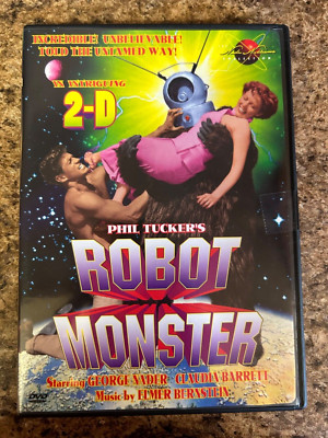Robot Monster, B&W, 1953 (DVD, 2000) George Nader, Claudia Barrett