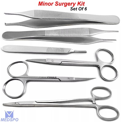 Minor General & Plastic Surgery Instruments Veterinary Dissection Dissecting Kit