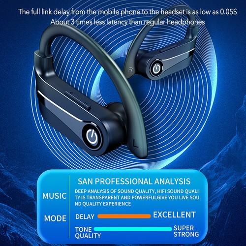 MPOW Waterproof Wireless Headphones Earphones for Sports Running Workout Gym US - Picture 6 of 13