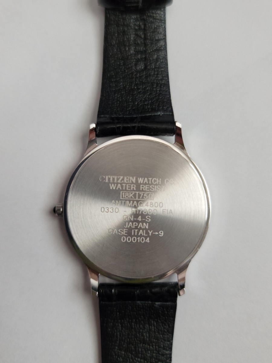 時計 citizen exceed 18k Citizen Exceed Analog Quartz Men Gold Gold K18 750 Vintage