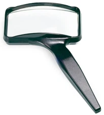 Donegan Aspheric Lens Hand Magnifier. 2" x 4" Rectangular Lens, 3X Magnification