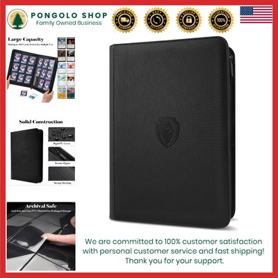 Large Capacity Trading Card Storage Binder - Sturdy Protection for Collectibles