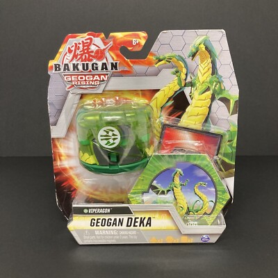 Bakugan Geogan Rising Viperagon Deka Spin Master Alter 6+ Spielzeug BESCHÄDIGTE VERPACKUNG