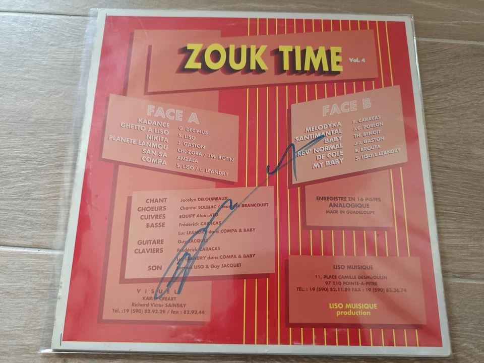 Zouk Time Vol.4 1987 VG+/EX - Photo 2/4