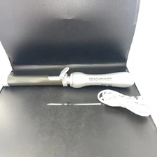 Beachwaver Pro 1.25" Rotating Curling Iron Ceramic Barrel BW1134 Silver Tested