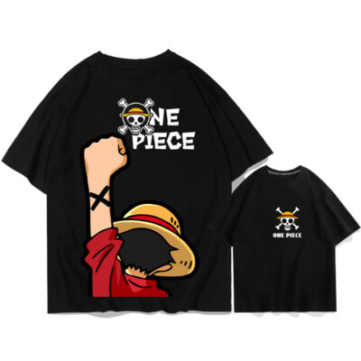 One Piece Luffy Cosplay Anime Manga Sports T-Shirt Shirt Baumwolle cotton