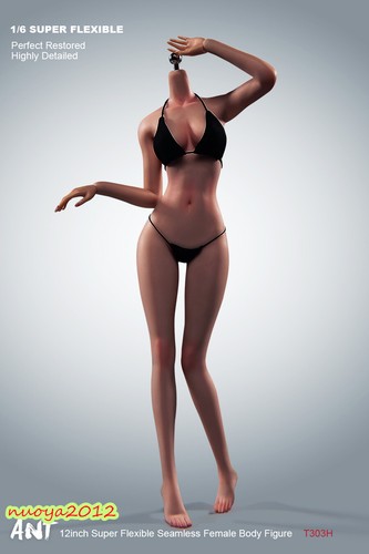 ANT T303 1/6 Female Body Makeup Physiological Details Seamless Large Bust Figure - Picture 33 of 38