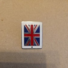 Apple 2012 Olympics Union Jack White iPad Pin Badge