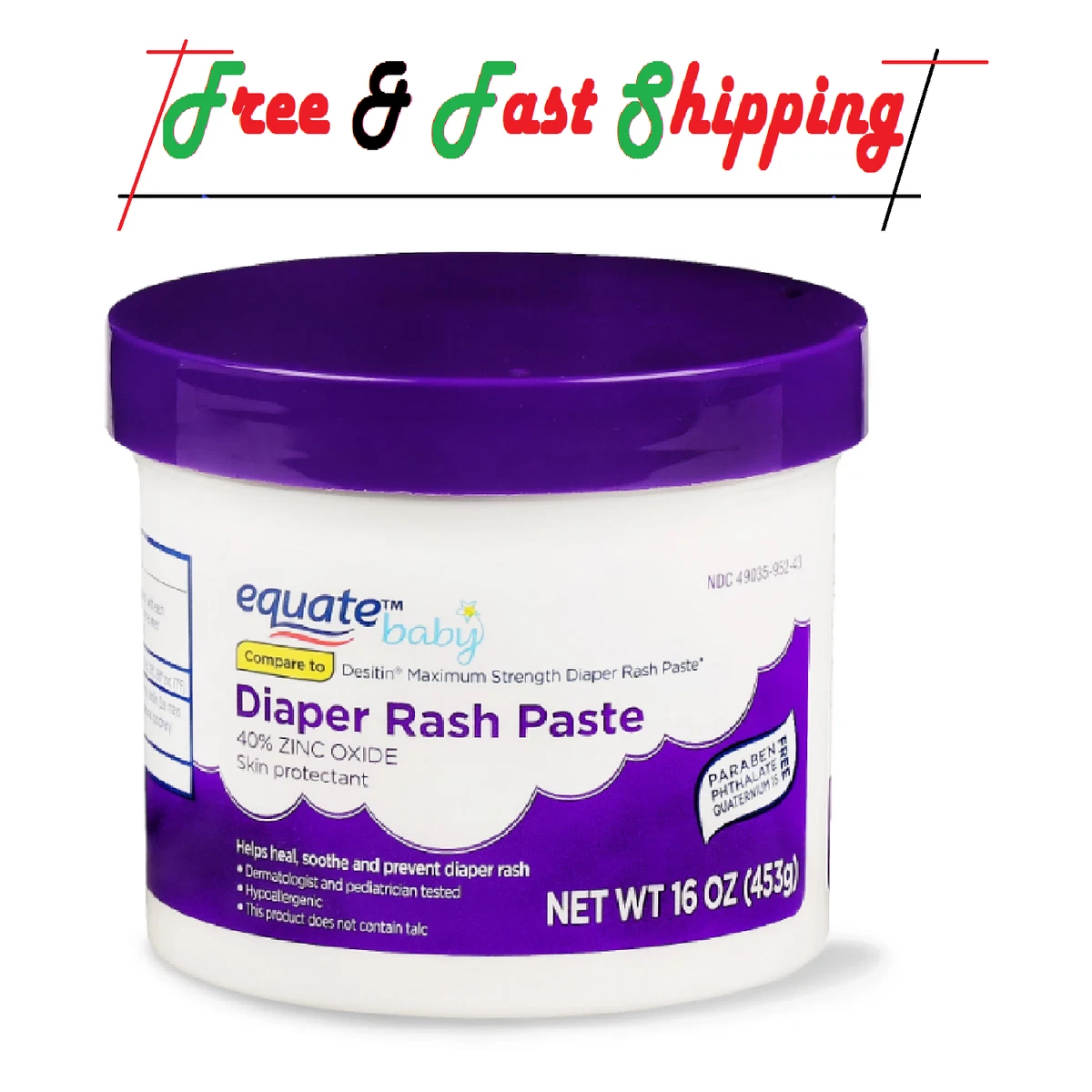 40 zinc oxide hotsell diaper rash cream