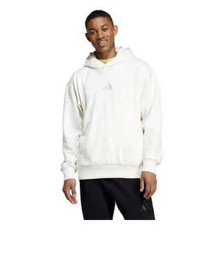  Kapuzen Hoodie HERREN Adidas ALL SZN Fleece Weiß mit Taschen  - Bild 1 von 4