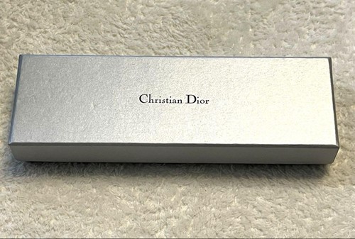 Christian Dior ribbon choker necklace silver CD Charm Mint condition from JP - Picture 7 of 12