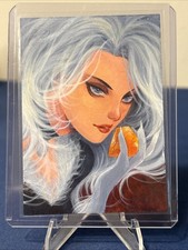 2020 Upper Deck Marvel Ages Black Cat Artist Sketch 1/1 LYDI LI AP