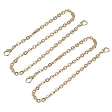 24"x0.22" Purse Chain Strap, 2Pcs Purse Handle Shoulder Replacement Strap Gold