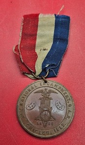34th National Encampment G.A.R Chicago, ILLS. Aug. 1900 souvenir medal
