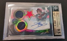 2019 Topps Triple Threads Future Phenoms Shohei Ohtani Auto Relic 10/35