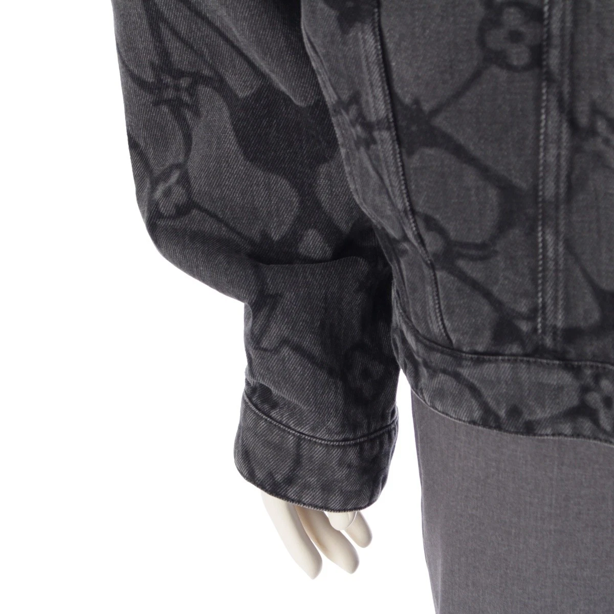 LOUIS VUITTON（LV） LOUIS VUITTON 24 anni cotone monogramma denim cappuccio blouson giacca capospalla 1...