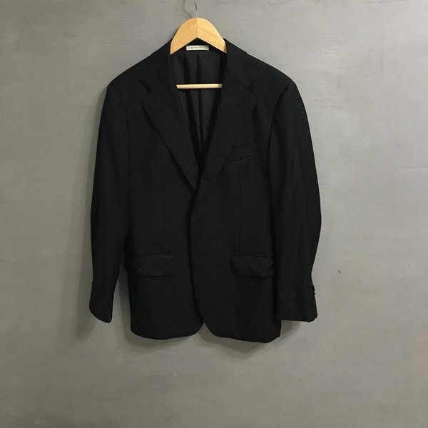 Men Suitsupply Suit Black Wool 38 / M / 46