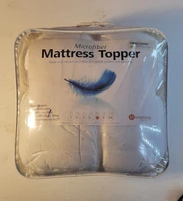 Hospitology Products Mattress Topper Queen 60x80 Hypoallergenic Microfiber Soft