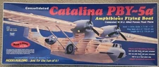 Guillow's 1/28 Catalina PBY 5A Amphibious Flying Boat Float Model Airplane
