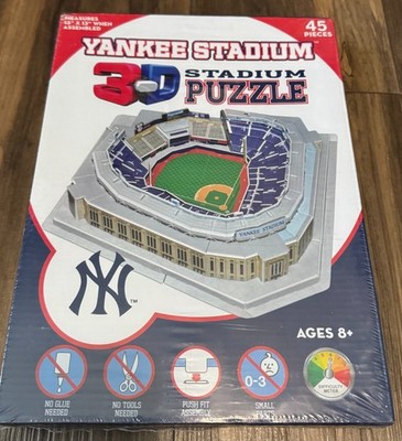 New Sealed Yankee Stadium 3D Puzzle, PPW Toys, 45 pieces - RARE!